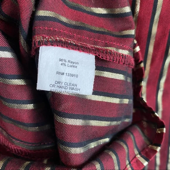 Show Me Your Mumu Striped Yvonne Metallic Jumpsuit - Picture 11 of 12